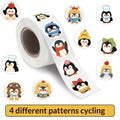300 Stickers cartoon penguin roll stickers, adorable and creative decoration for DIY mobile phone case