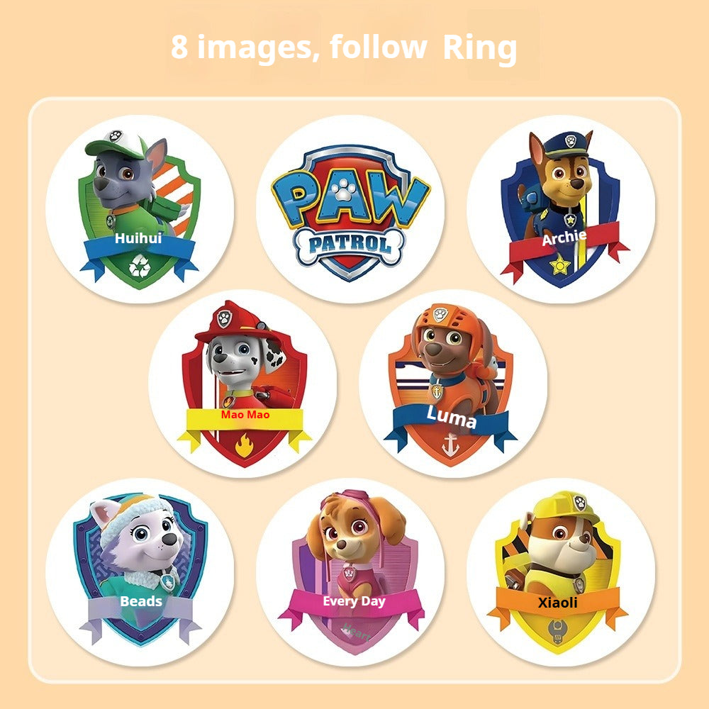 500 Stickers PAW Patrol Roll-up Reward Stickers for Children, DIY Planner Tape, Stationery, Desktop Decorations