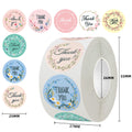 500 stickers/adhesive thank you stickers, dessert, cake, baking, sealing, cartoon, children's reward stickers, wedding, floral stickers