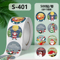 500 Stickers/Christmas decorations,decorative envelopes,gift seals,festive stickers
