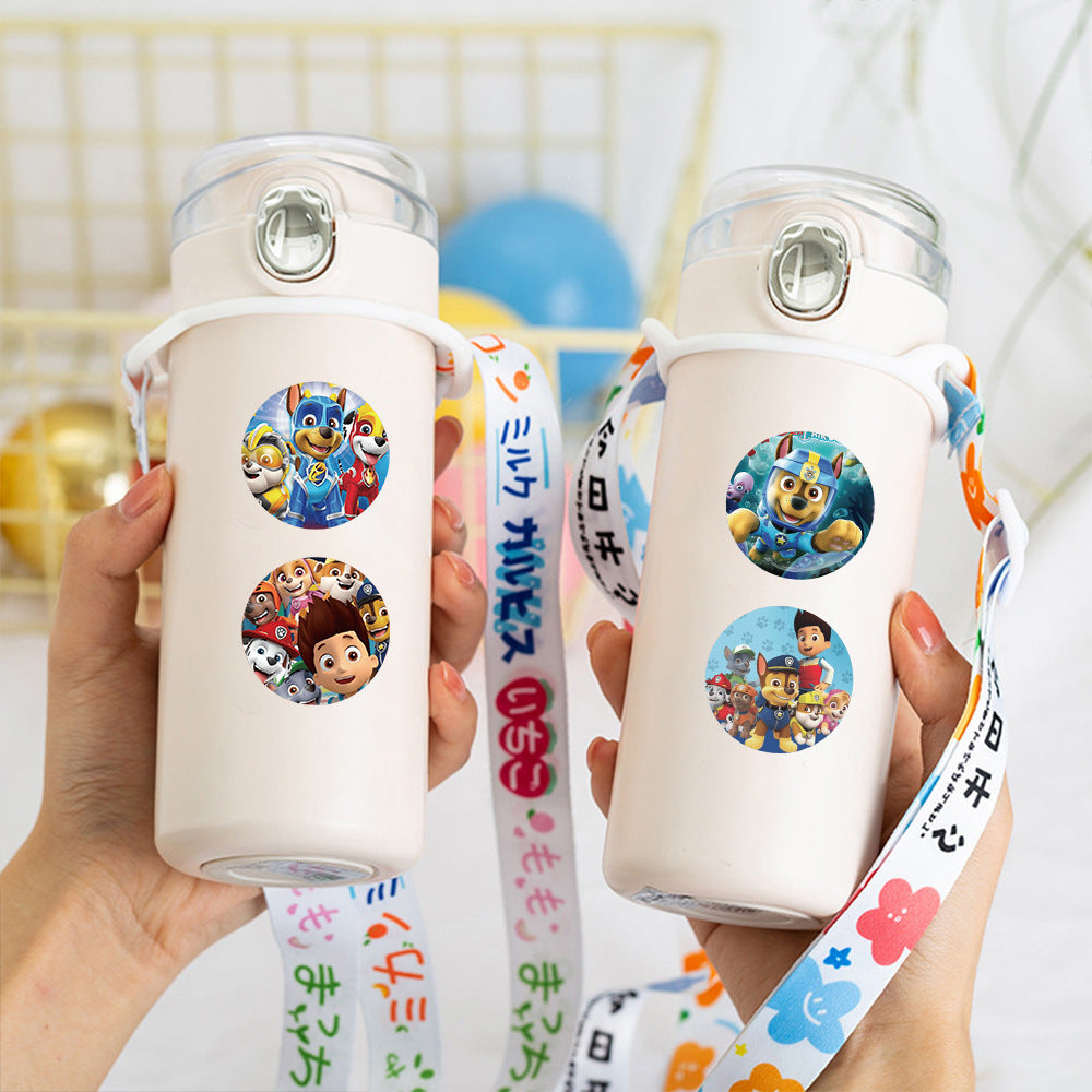 500 Stickers PAW Patrol Roll-up Reward Stickers for Children, DIY Planner Tape, Stationery, Desktop Decorations