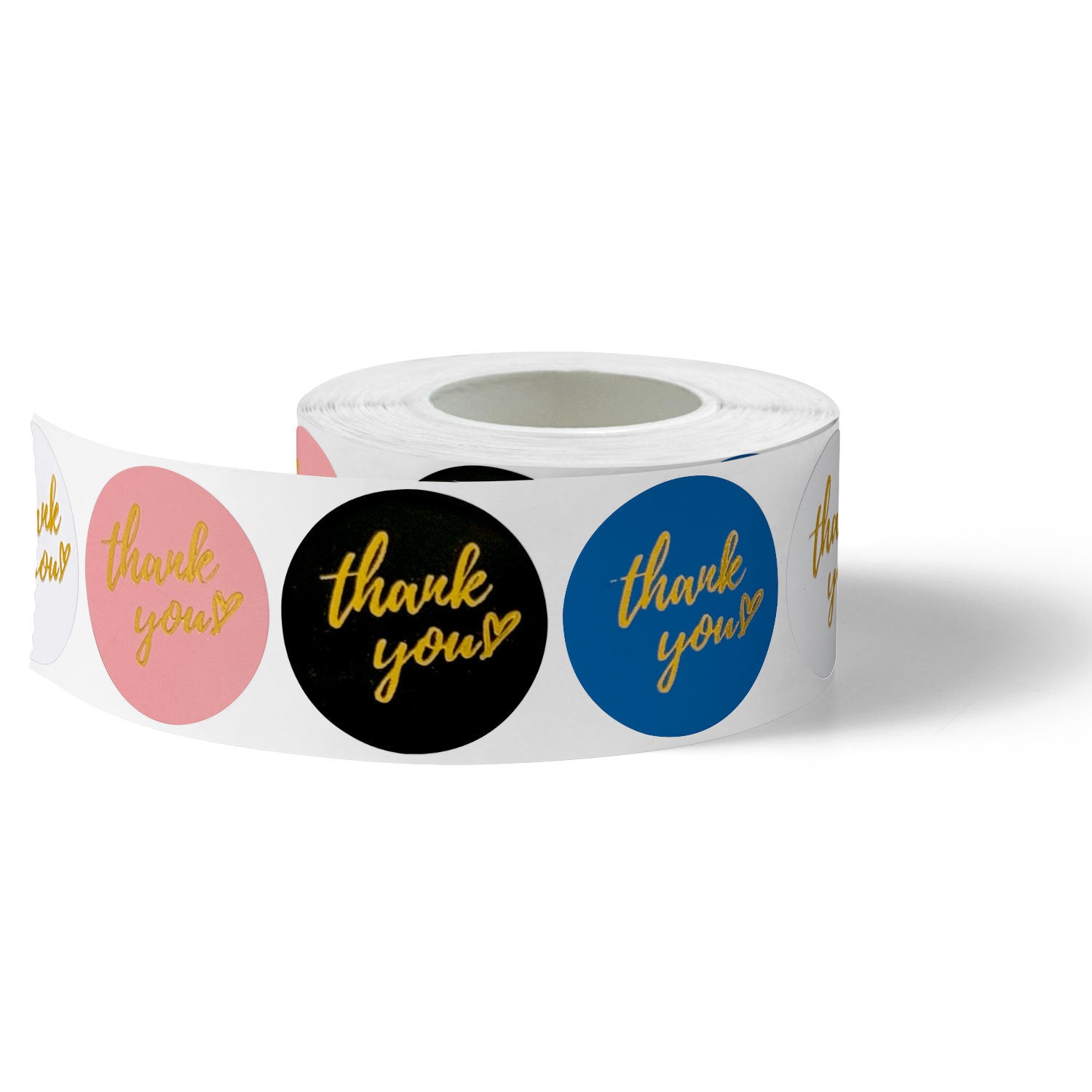 500 Stickers/Thank you sticker, gold foil pink sticker, sealing sticker, festival wedding envelope decoration sticker