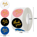 500 Stickers/Thank you sticker, gold foil pink sticker, sealing sticker, festival wedding envelope decoration sticker