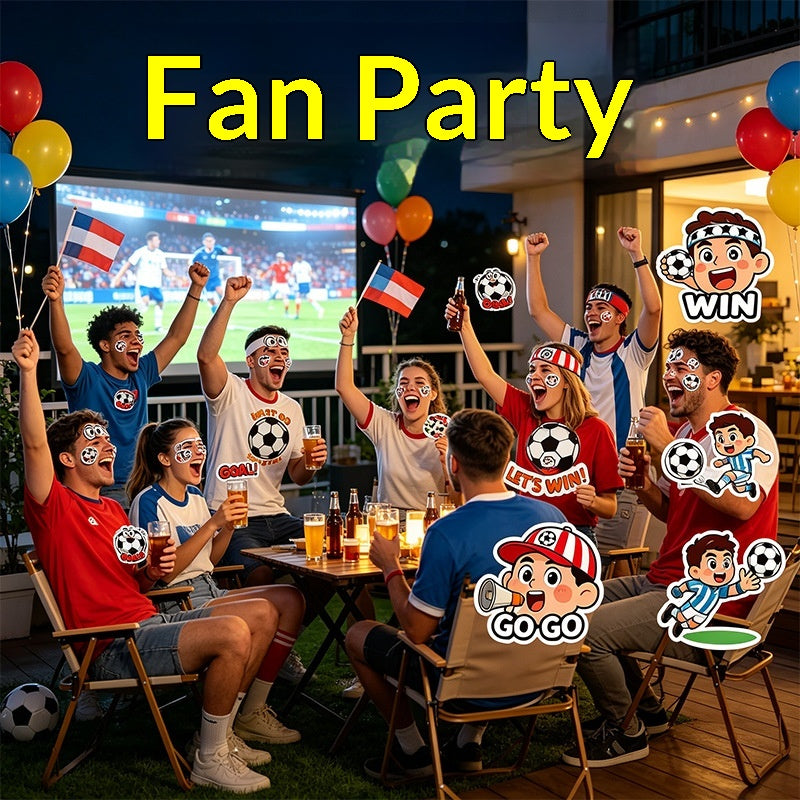 500 Stickers/World Cup football stickers, event football creative DIY stickers