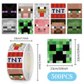 500 Stickers/Minecraft volume sticker DIY cartoon game planner stationery table decoration sealing sticker