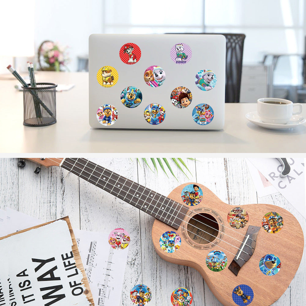 500 Stickers PAW Patrol Roll-up Reward Stickers for Children, DIY Planner Tape, Stationery, Desktop Decorations