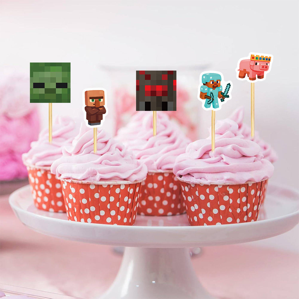 2000Stickers/4Roll Minecraft volume sticker DIY cartoon game planner stationery table decoration sealing sticker
