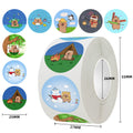 500 Stickers/Cartoon animal capybara sticker, anime decorative sealing sticker