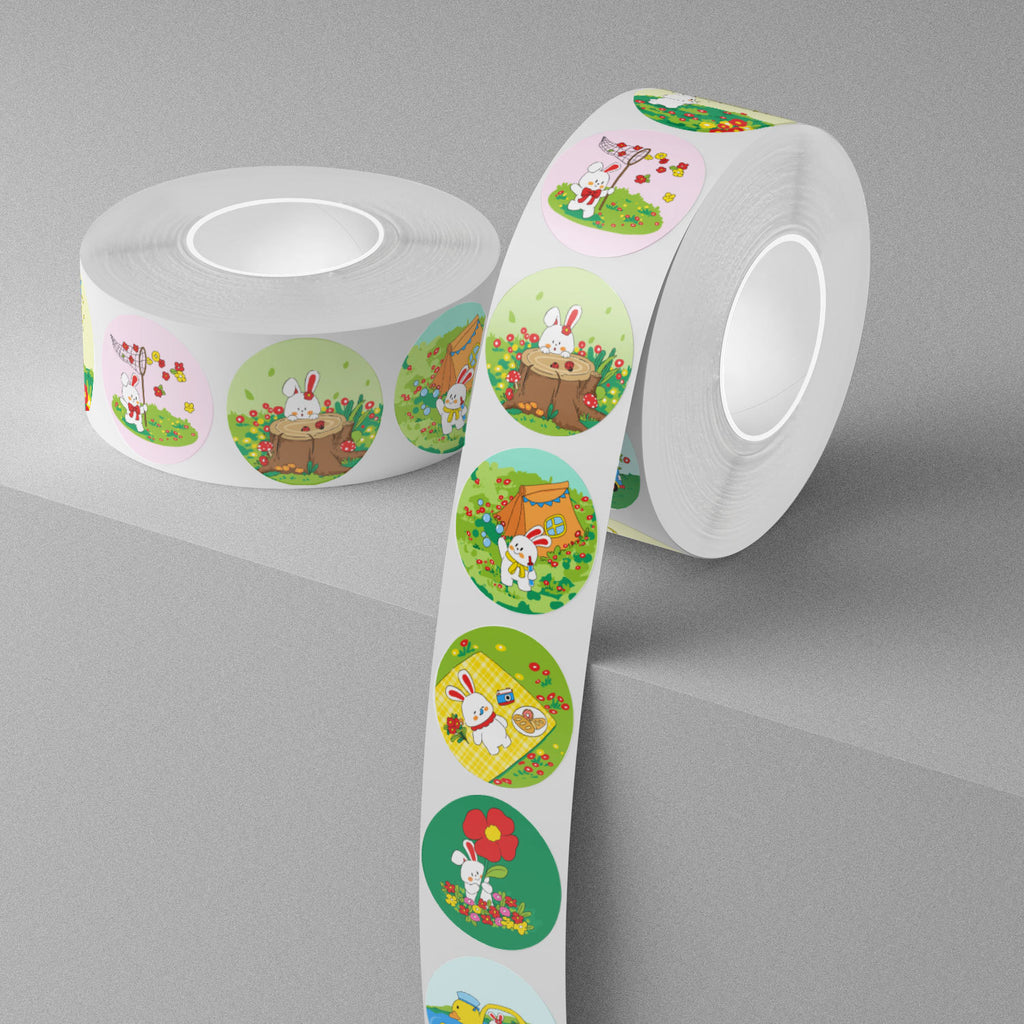 500 Stickers/Spring sticker, small and fresh, gift packaging box sealing sticker