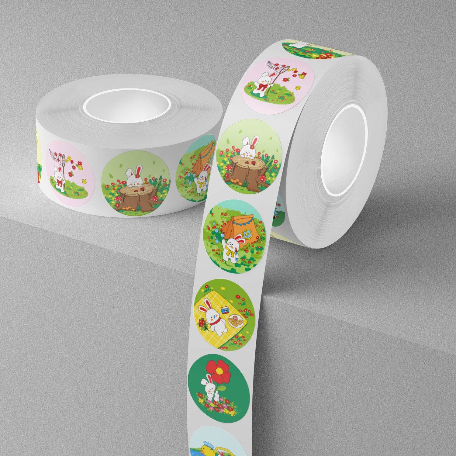 500 Stickers/Spring sticker, small and fresh, gift packaging box sealing sticker