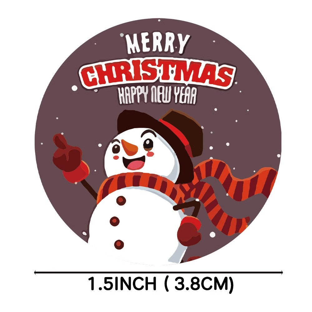 500 Stickers/Christmas decorations,decorative envelopes,gift seals,festive stickers