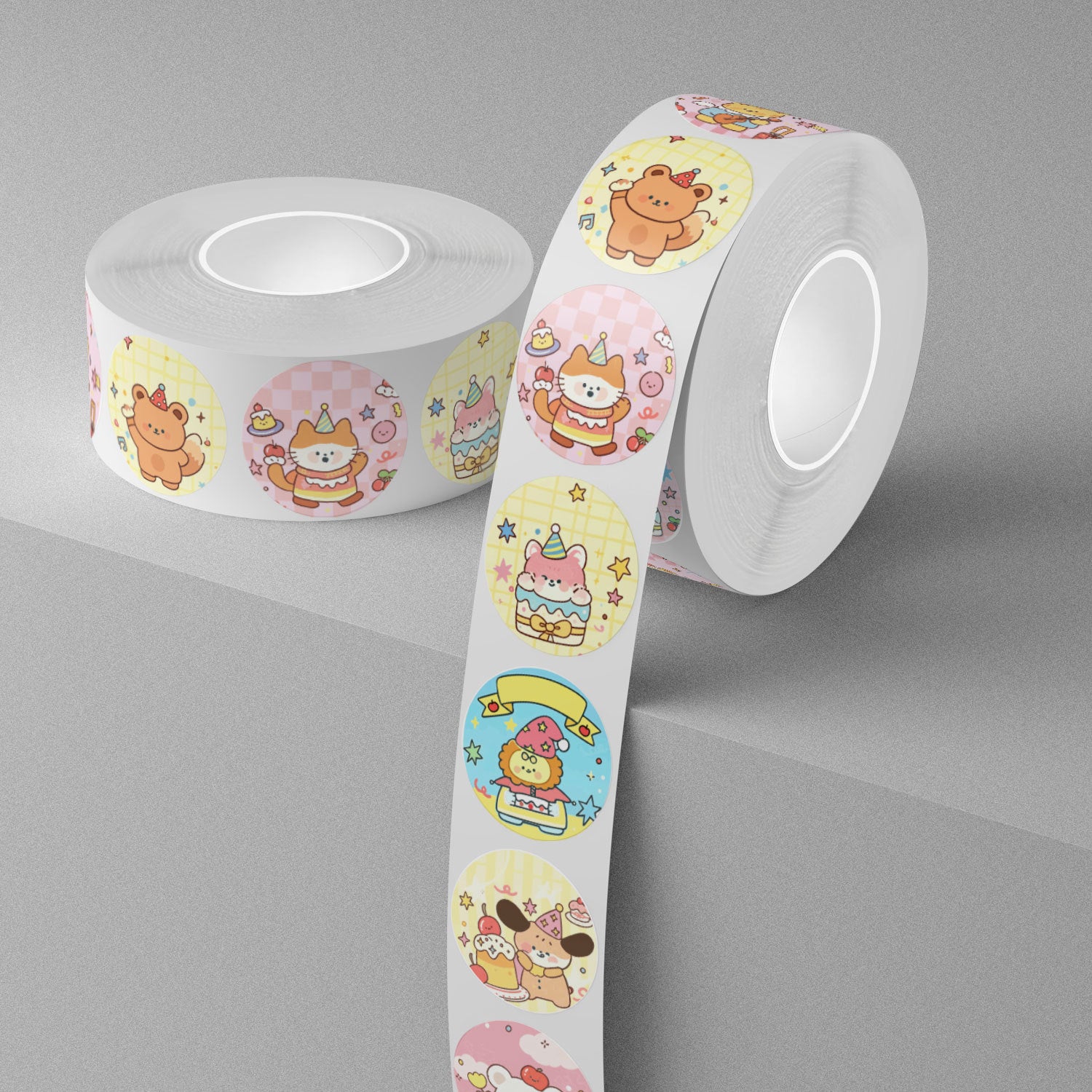 500 Stickers/ Children's cartoon cute stickers, festival DIY decorative sealing stickers