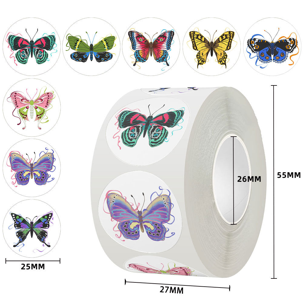 500 Stickers/bowknot sticker gift packaging box sealing sticker
