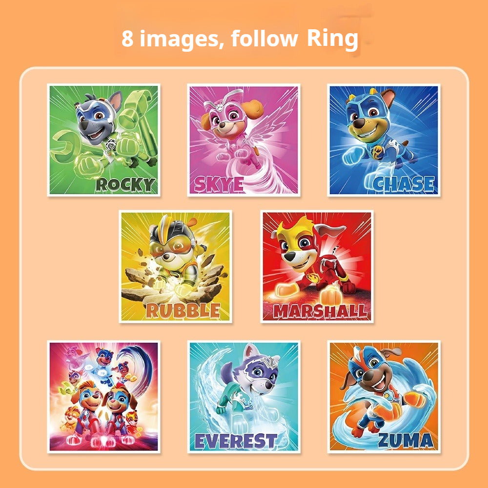 500 Stickers PAW Patrol Roll-up Reward Stickers for Children, DIY Planner Tape, Stationery, Desktop Decorations